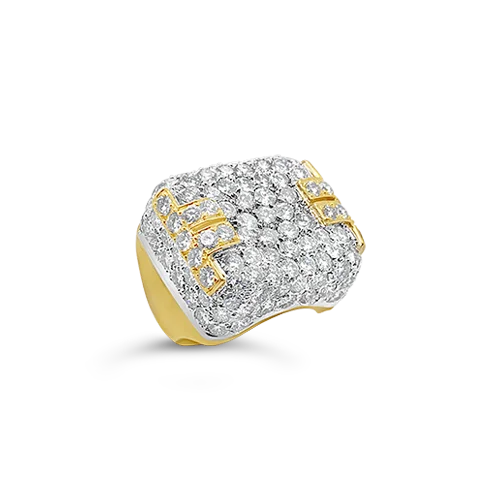 Diamond Hammerman Estate Ring