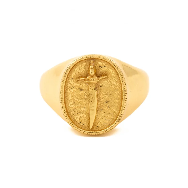 Gold Cutlass Ring