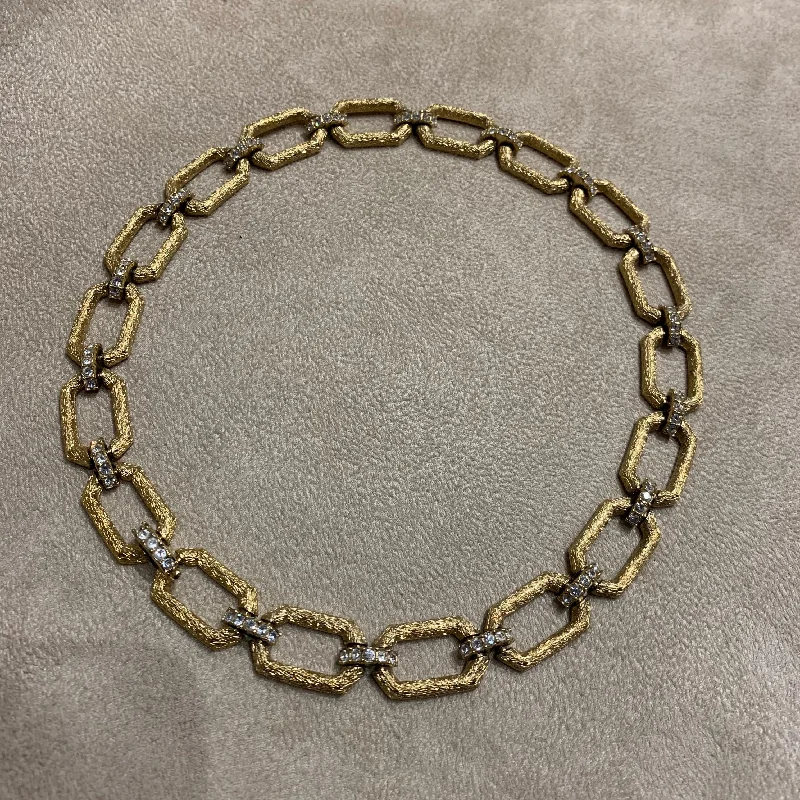 Gold chain link Necklace by Attwood and Sawyer