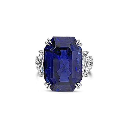 Sapphire & Diamond Ring