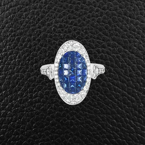 Sapphire & Diamond Ring