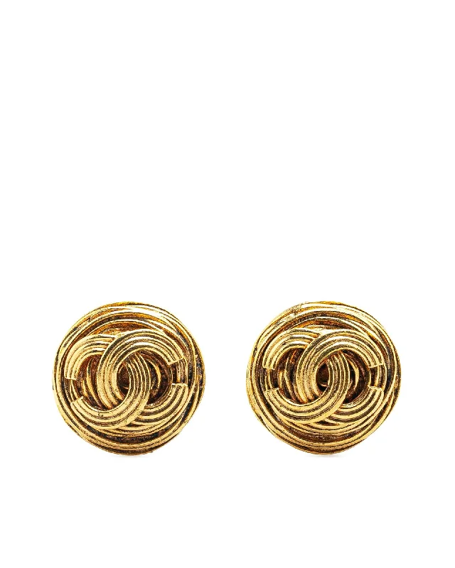 Gold Plated Clip On Earrings