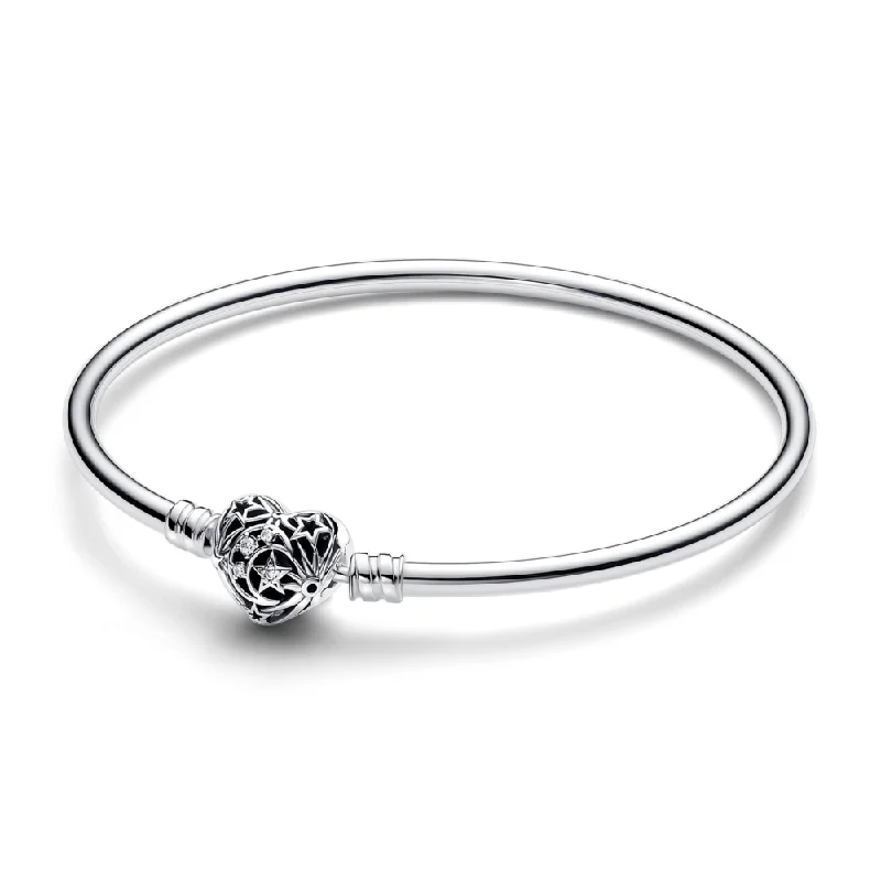 Celestial Heart Clasp Bangle 593400C01