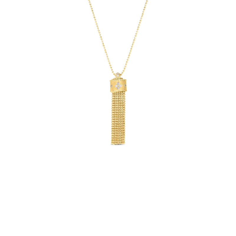 Roberto Coin 18k Yellow Gold Tassel Necklace