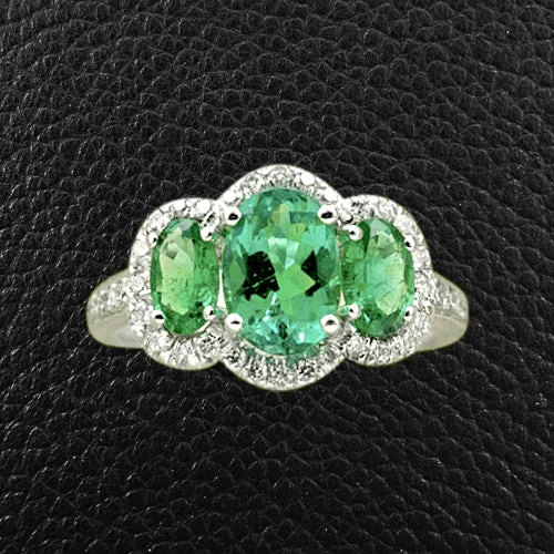 Emerald & Diamond Ring