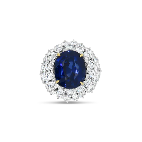 Sapphire & Diamond Ring