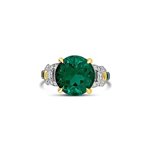 Emerald & Diamond Ring