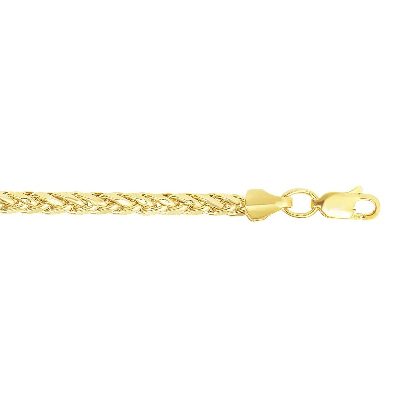 14kt 24" Yellow Gold Diamond Cut Lite Franco Necklace with Lobster Clasp DFR080-24