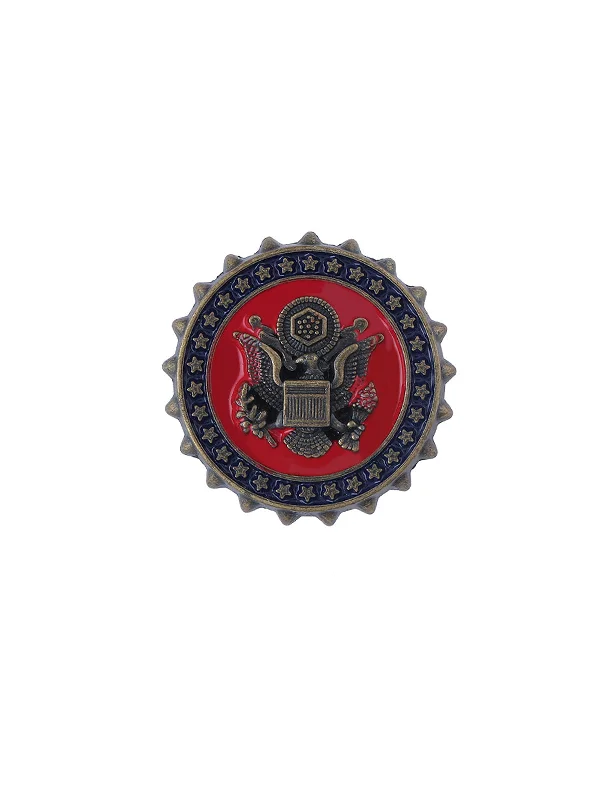 Round Shape Special Badge Pin Brooch