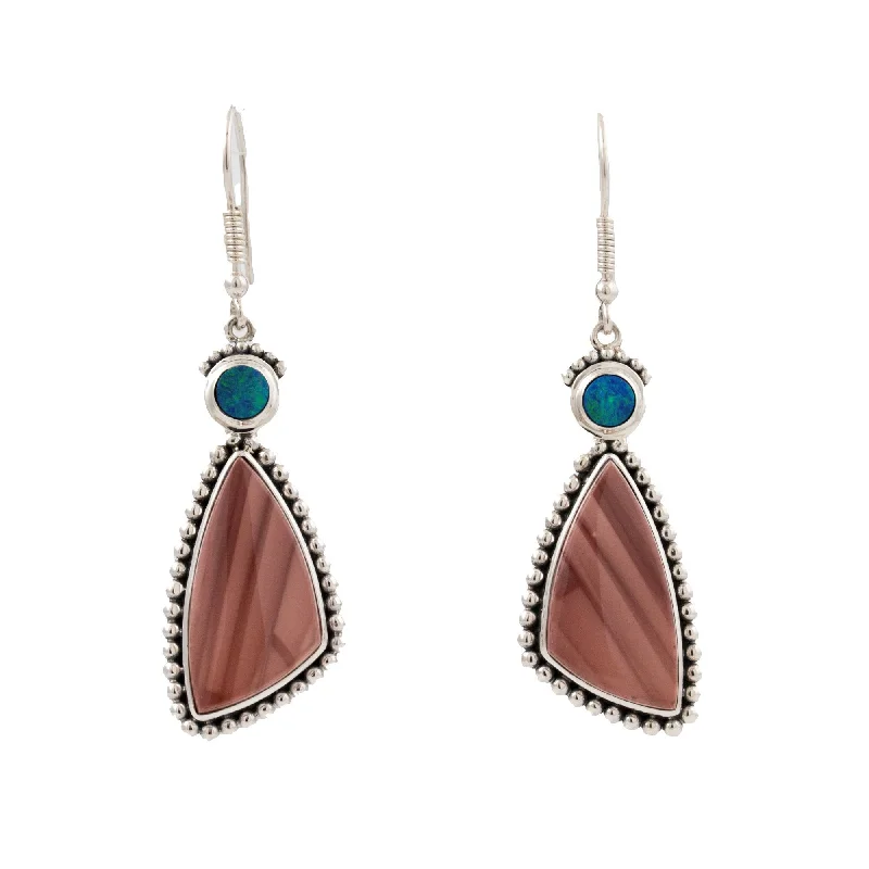 Jasper X Opal Dangle Earring