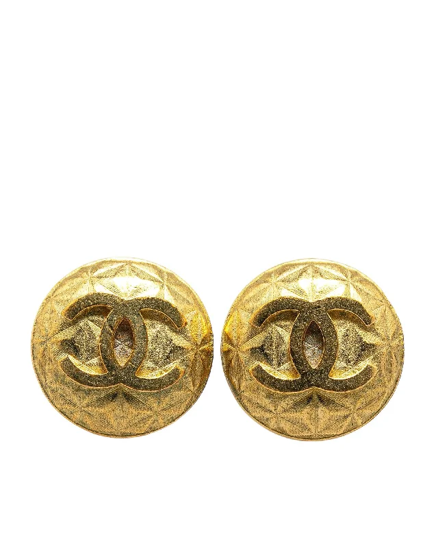 Gold Plated Clip-On Earrings