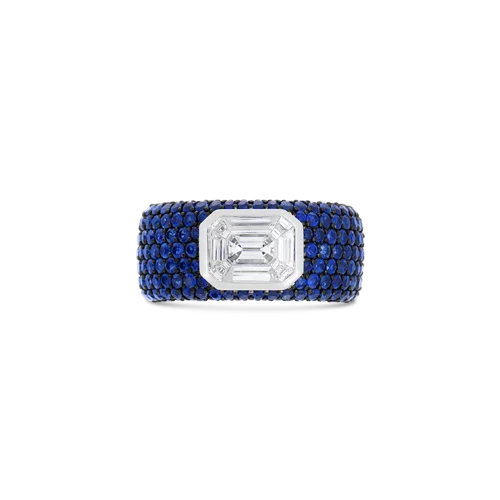 Sapphire & Diamond Ring