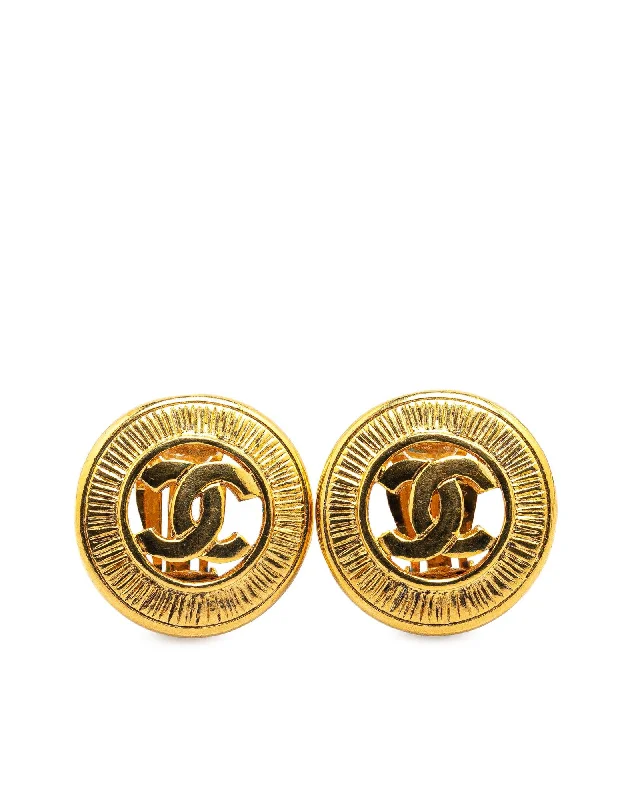 Gold Plated Clip On Earrings