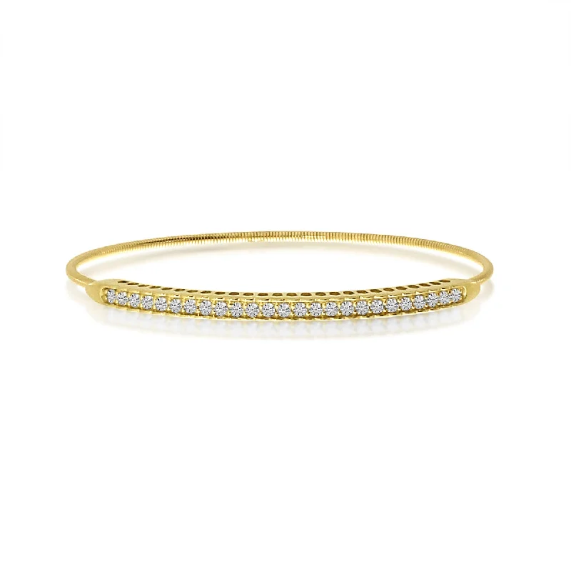 14K Yellow Gold Diamond Expandable Bracelet BVB1059