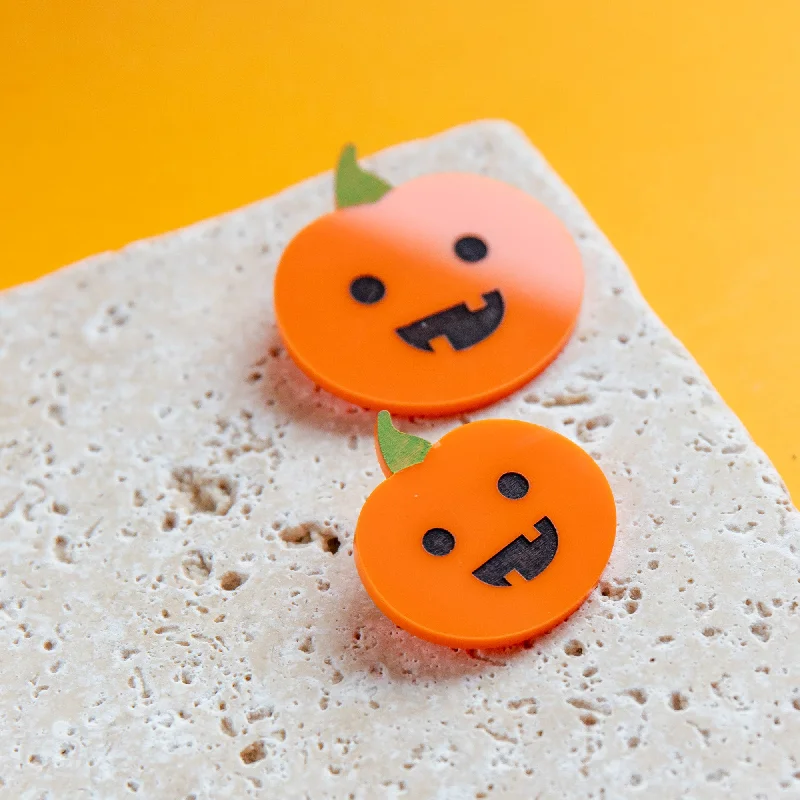 Happy Pumpkin Brooch