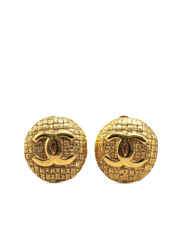 Gold Plated Clip On Earrings