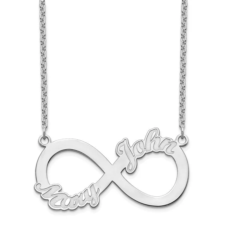 Infinity Two Name Necklace