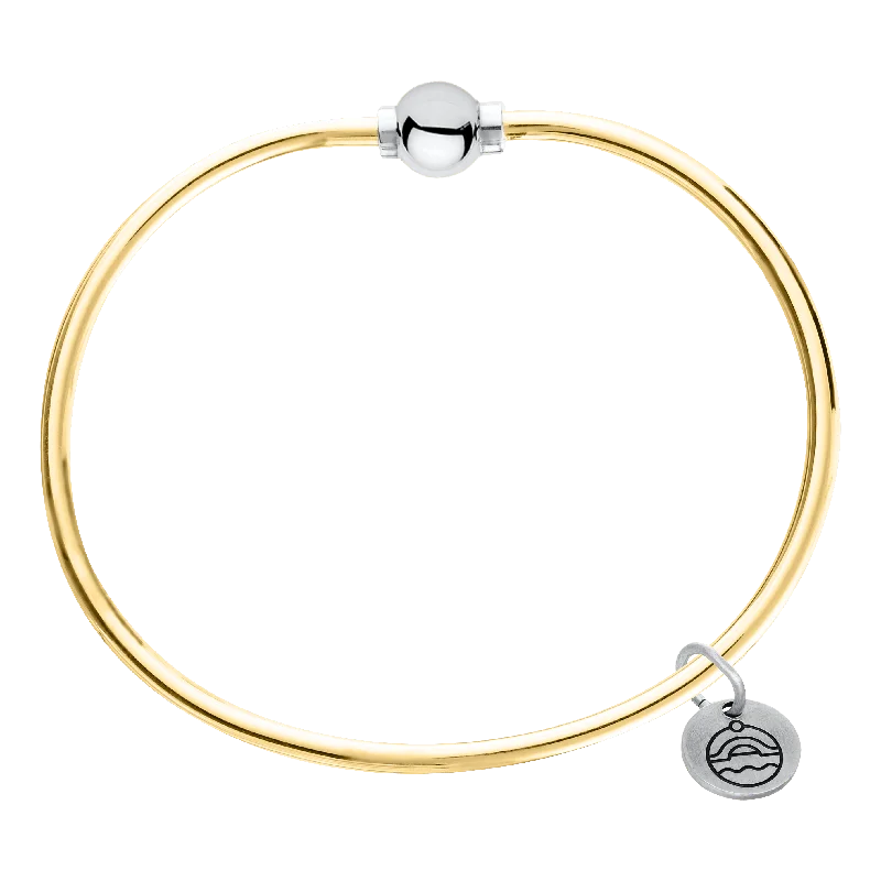 Cape Cod Bracelet Two-Tone Bangle FB5405