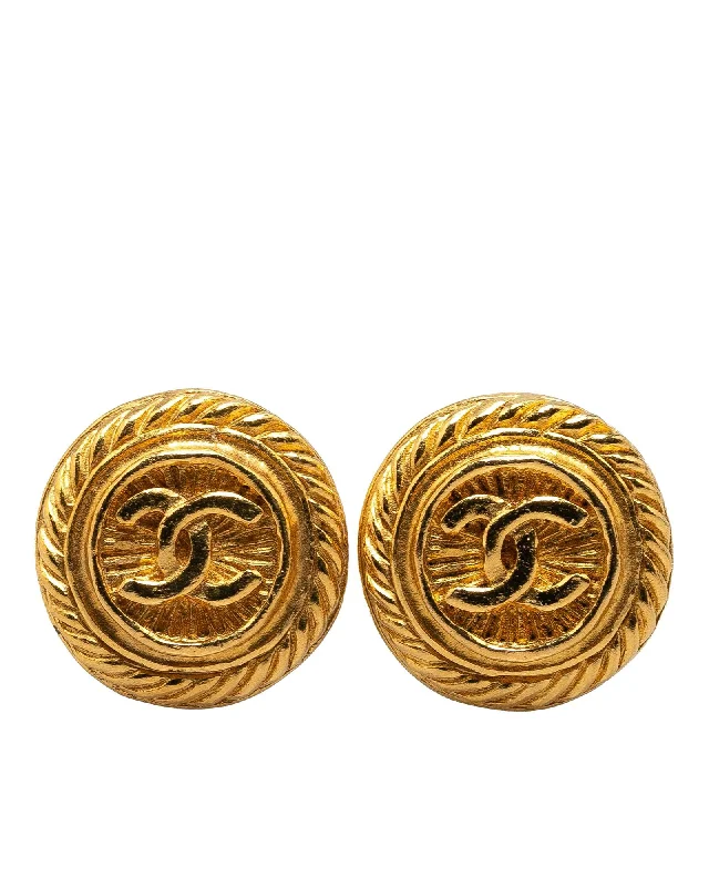 Gold Plated Clip On Earrings