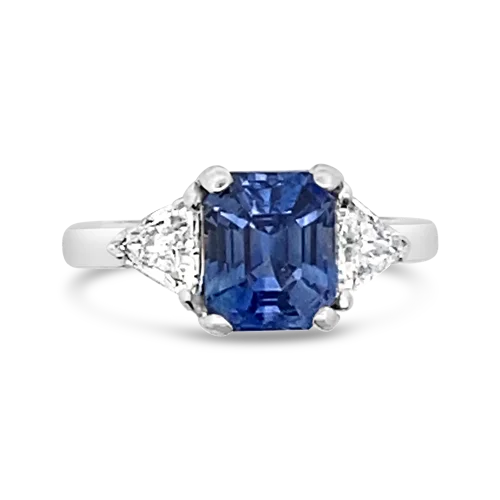 Sapphire & Diamond Ring