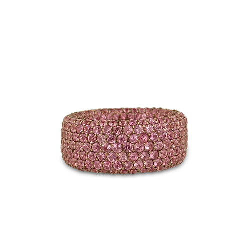 Pink Sapphire Band Ring