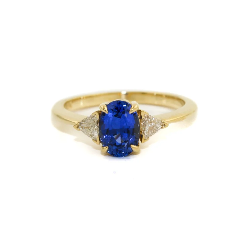 Josephine Brilliant Sapphire x Diamond Ring