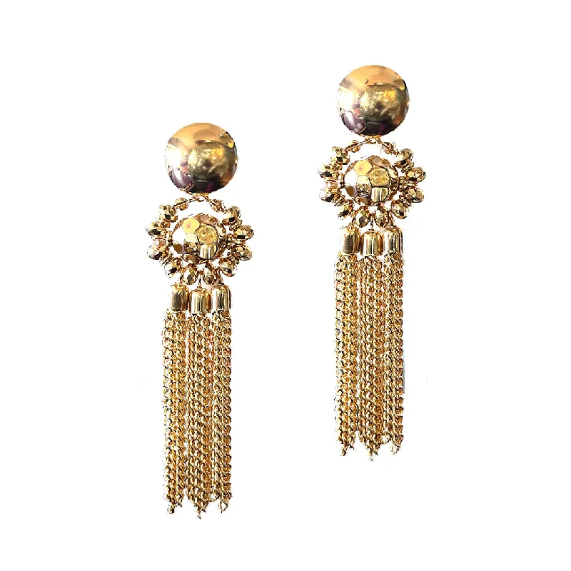 Gold-tone Dangling Earrings