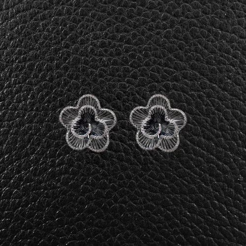 Diamond Flower Earrings