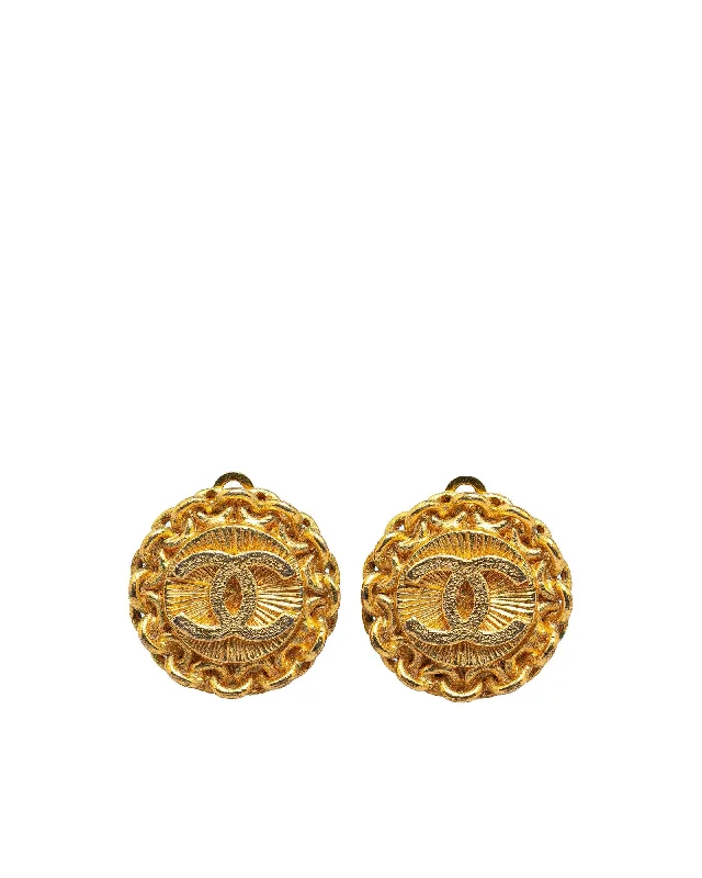 Gold Plated Clip On Earrings