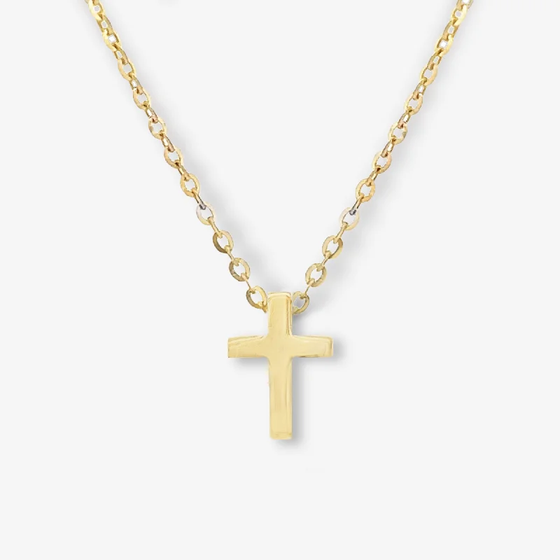 Mini Gold Cross Necklace