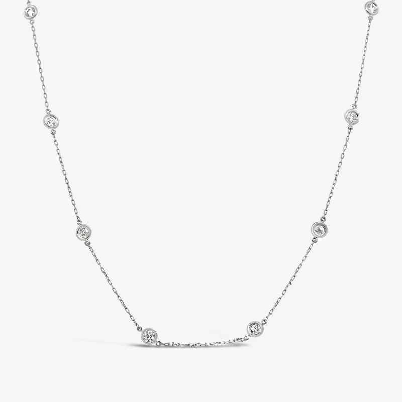 Classic 10 Diamonds by The Yard 1.45CT Necklace