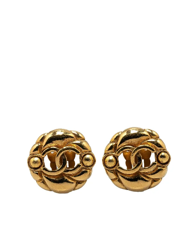 Gold Plated Clip On Earrings