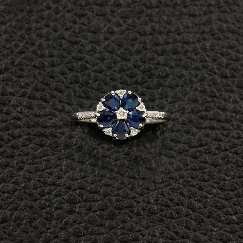 Sapphire & Diamond Ring