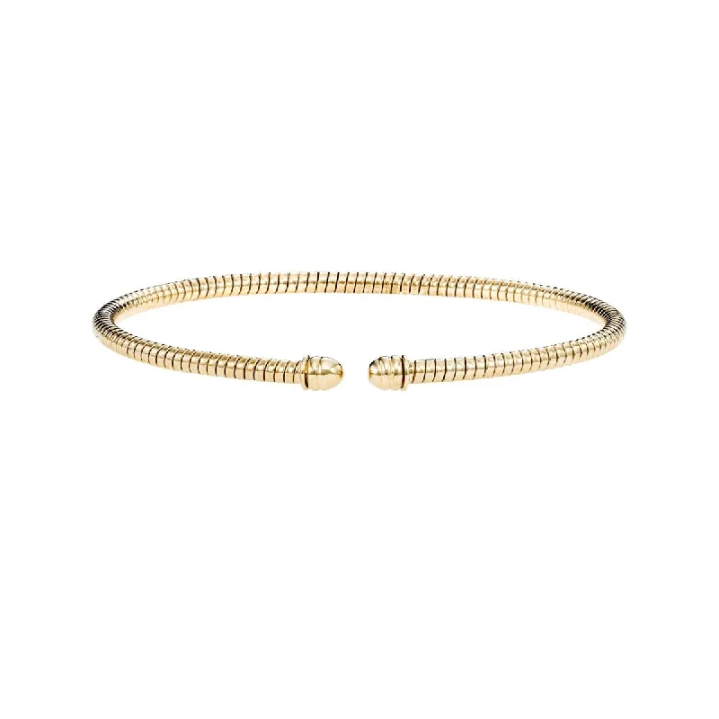 14kt Yellow Gold 7"  3mm Bangle BG2349-07