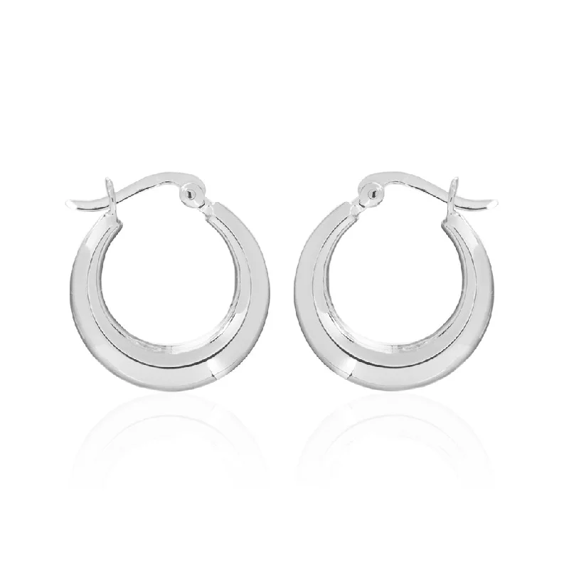 Hring Earrings, Silver