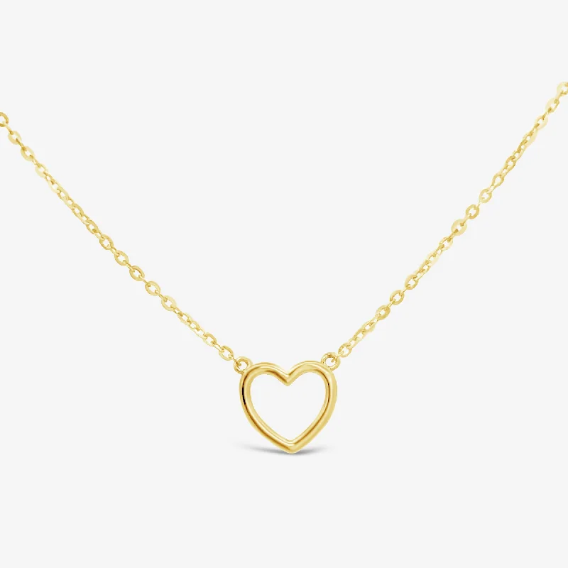 Petite Open Heart Necklace