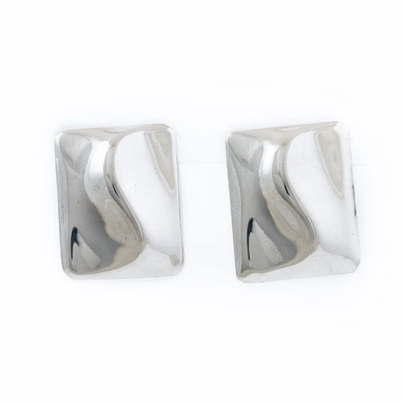 Rectangular Modernist Taxco Earrings