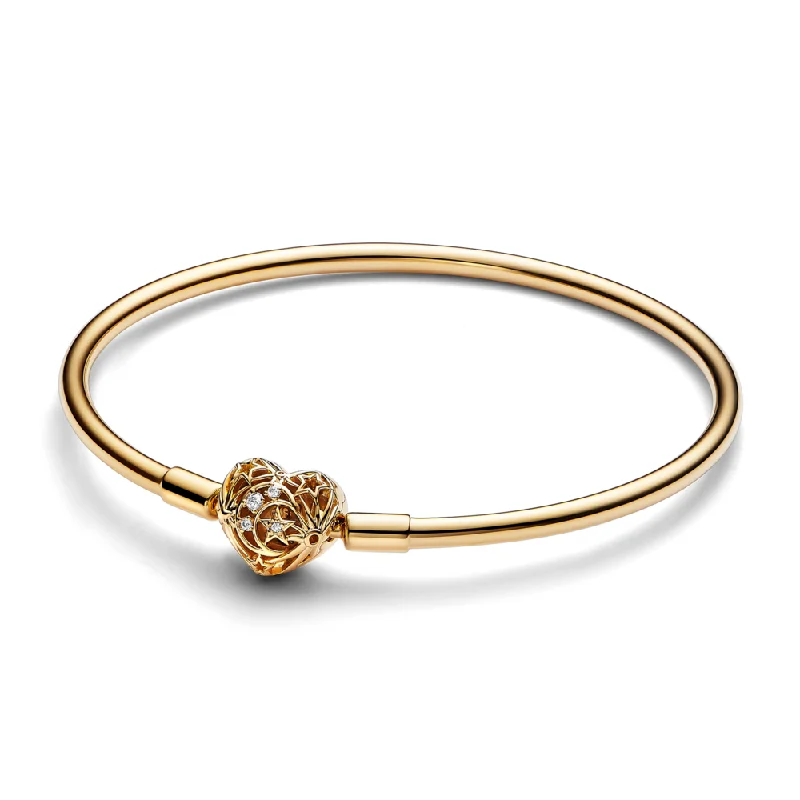 Celestial Heart Clasp Bangle 563401C01