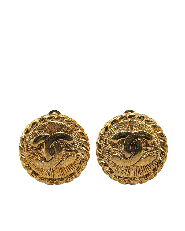 Gold Plated Clip On Earrings