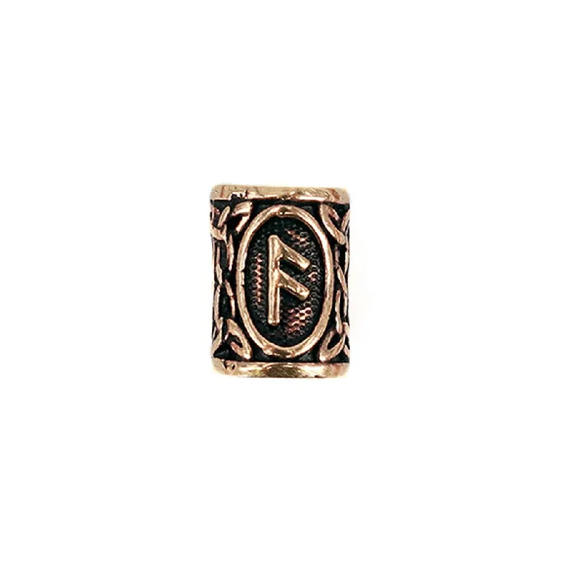 Ansuz Beard Ring, Bronze