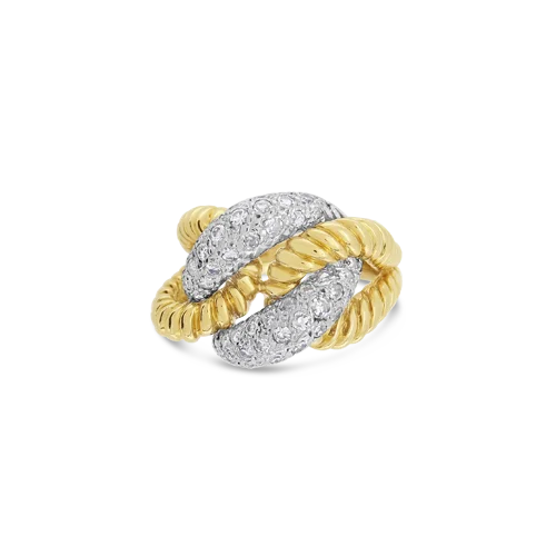 Diamond Knot Estate Ring