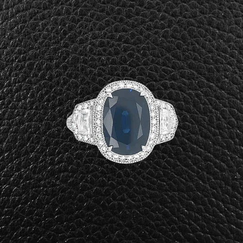 Sapphire & Diamond Ring