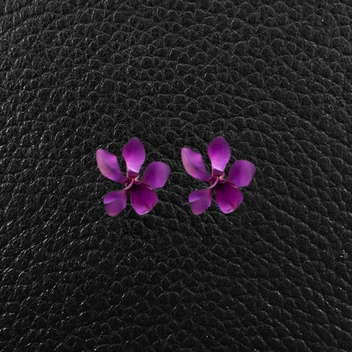 Titanium Flower Earrings