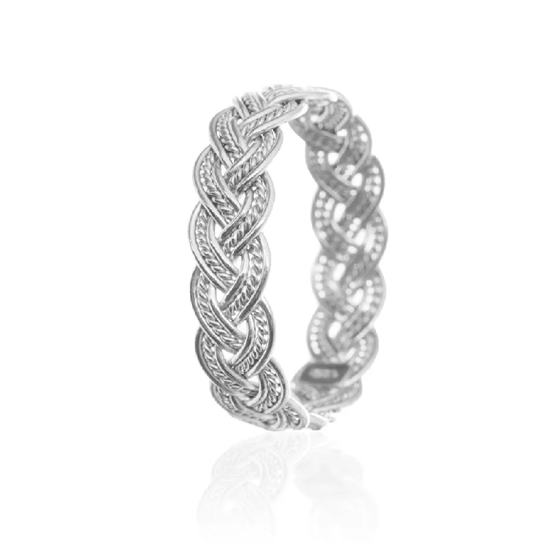 Idun's Weave Ring, Silver