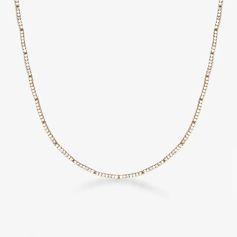 2.00CT Flex-Bar Diamond Tennis Necklace