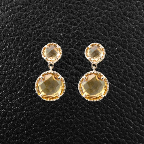 Citrine Dangle Earrings