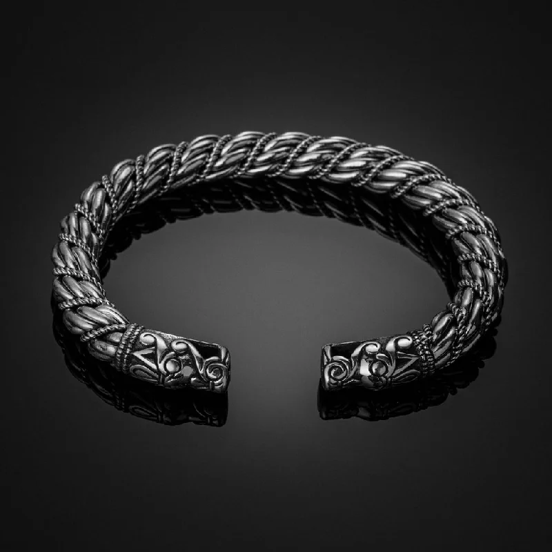 Premium Viking Armring, Silver