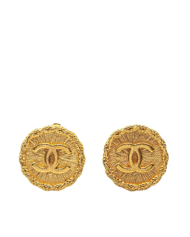 Gold Plated Clip-On Earrings