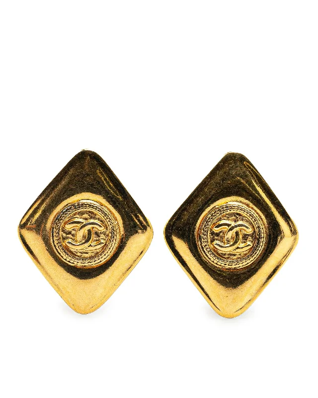 Gold Plated Clip On Earrings