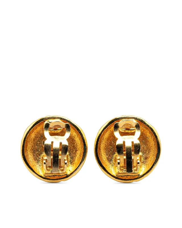 Gold Plated Clip On Earrings